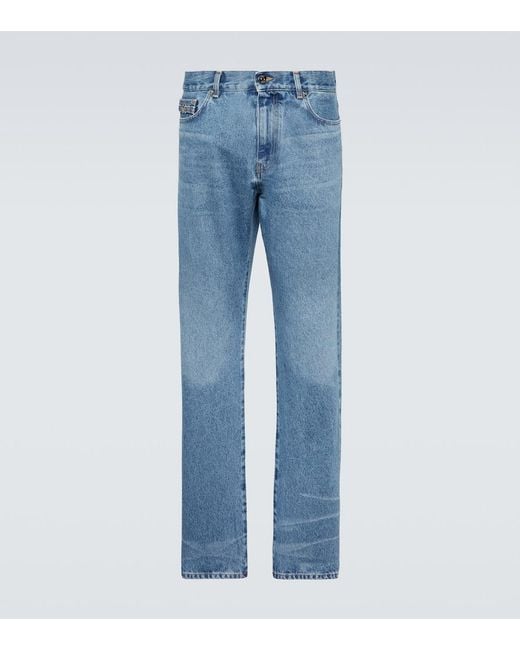 Jeans Rectos Versace de hombre de color Blue
