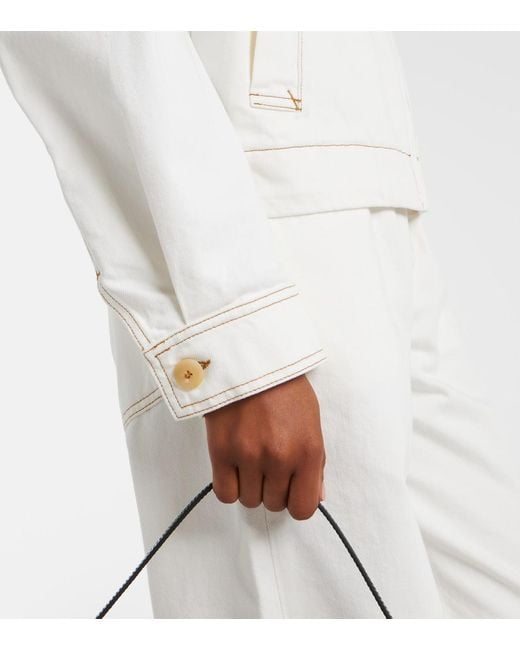 Jacquemus White De Nimes Denim Jacket