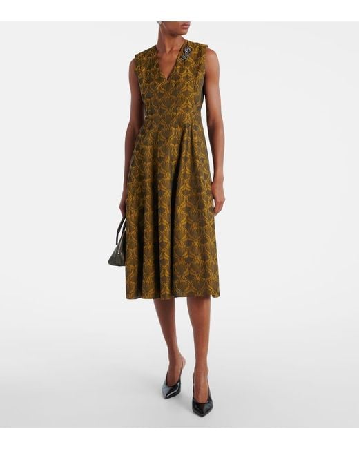 Abito Midi Lauren di Max Mara in Green