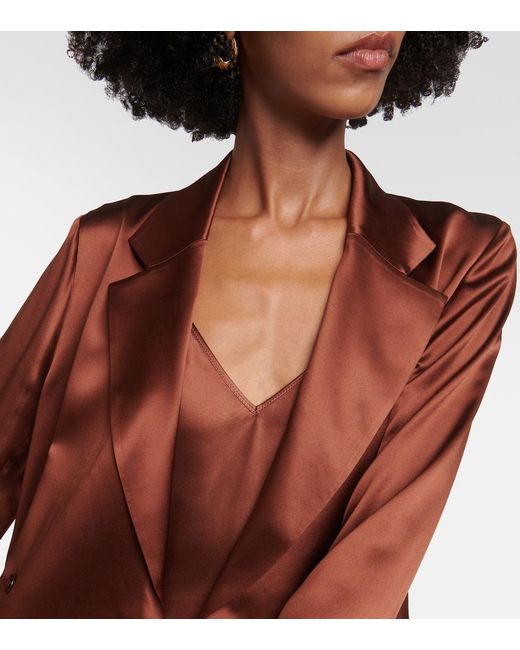 Joseph Brown Joubert Satin Wrap Blazer