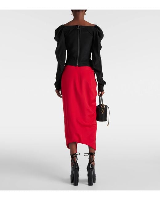 Top en soie Vivienne Westwood en coloris Black
