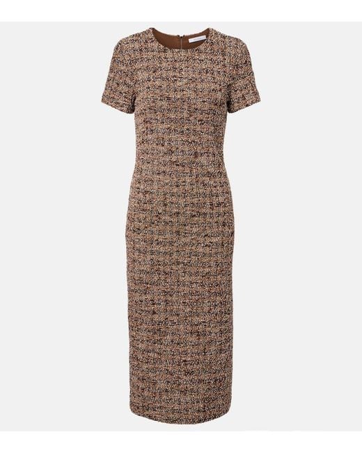 Max Mara Natural Midikleid Giugno Aus Tweed