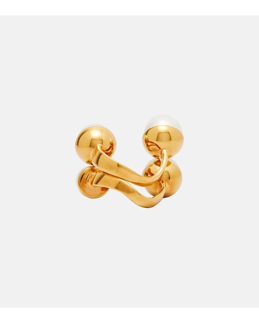 Dries Van Noten Metallic Embellished Ring