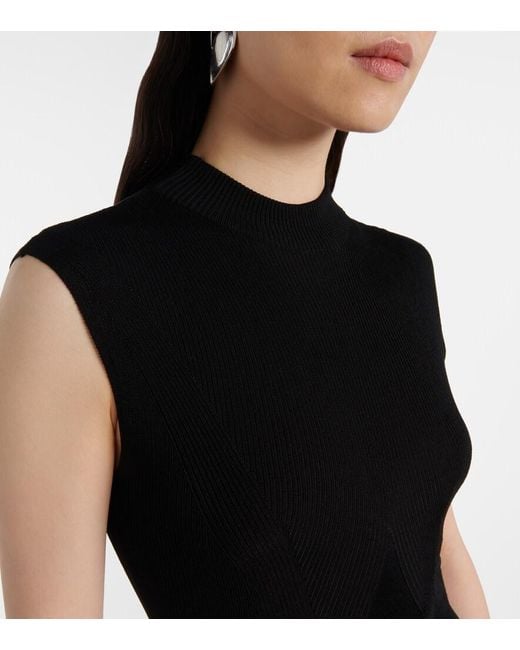 Galvan Black Polaris Bodysuit