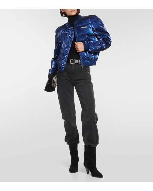 Isabel Marant Blue Cody Bomber Jacket