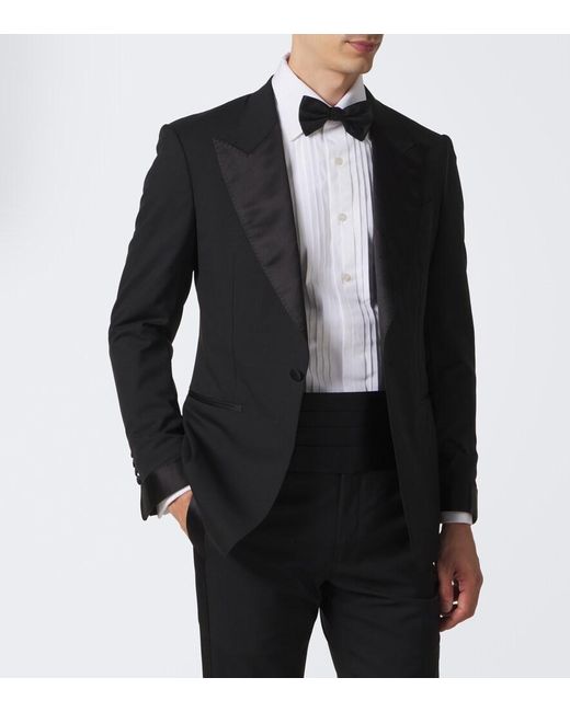 Brioni Black Silk Cummerbund for men