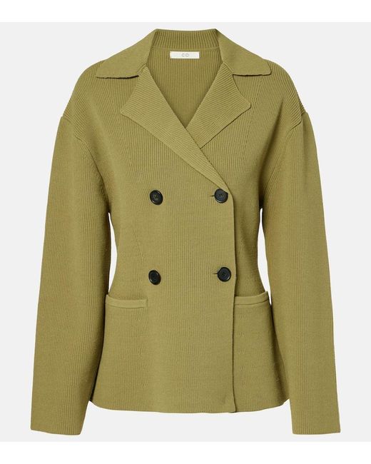 Co. Green Double-Breasted Blazer