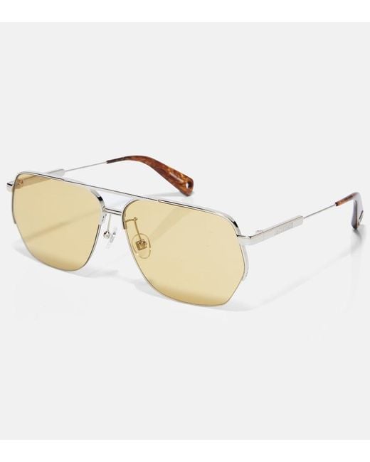 Jacquemus Natural Aviator Sunglasses