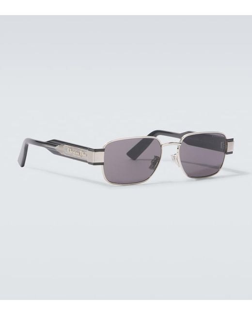 Dior Gray Christian Dior Label S2U Rectangular Sunglasses for men
