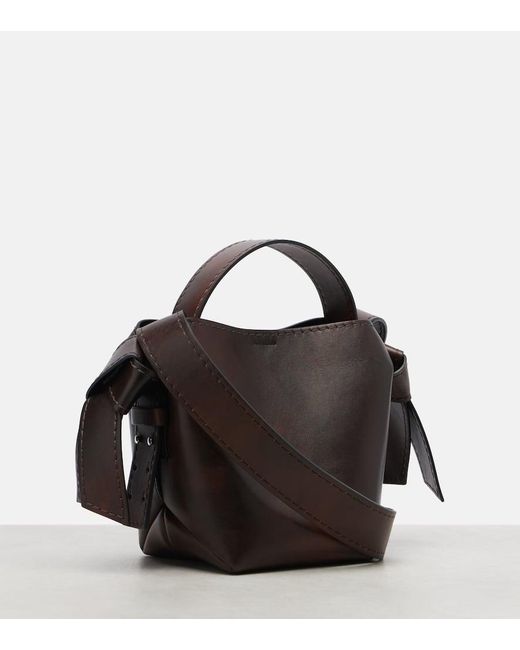 Acne Black Crossbody Bag Musubi Small Aus Leder