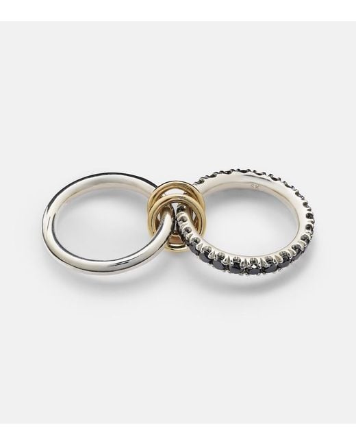 Spinelli Kilcollin White Enzo Sterling And 18Kt Ring With Diamonds