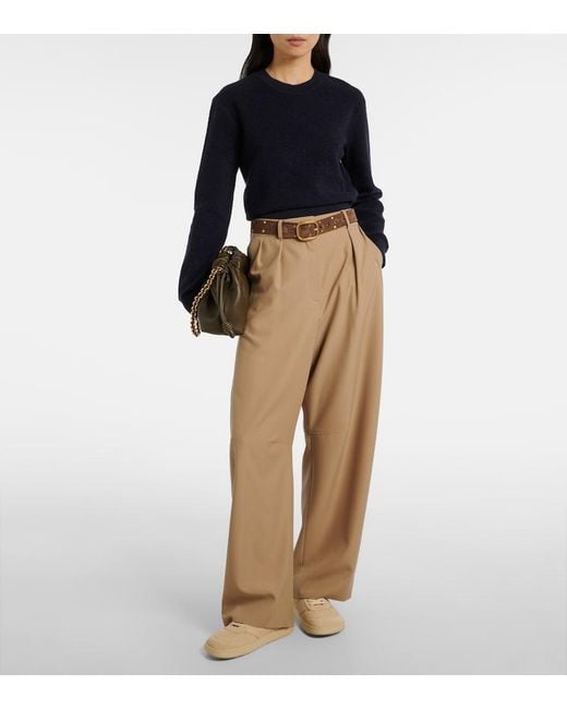 Loewe Natural Jambo Suede Sneakers