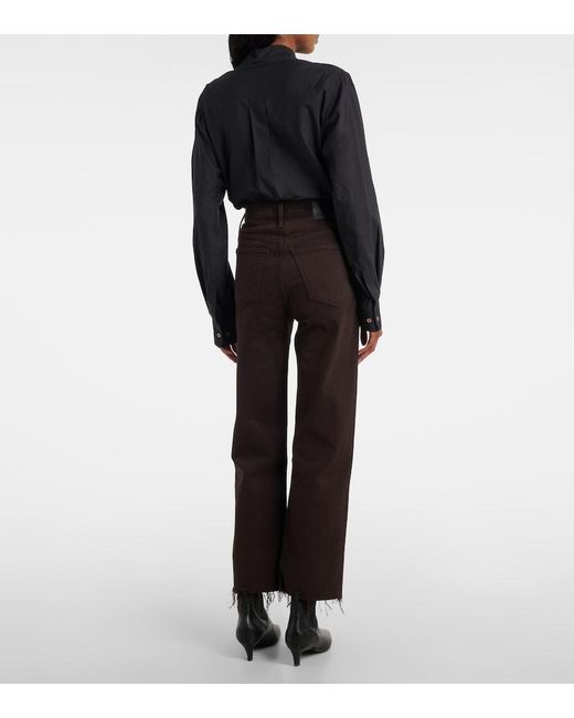 Citizens of Humanity Brown Palma High-Rise Straight Jeans