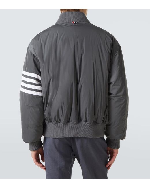 Thom Browne Bomberjacke 4-Bar in Gray für Herren