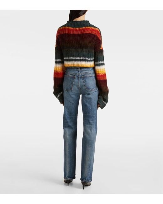 Jeans Regular Danielle A Vita Alta di Khaite in Blue