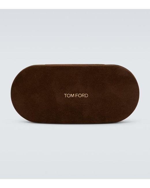 Tom Ford Gray Turner Flat-top Sunglasses for men