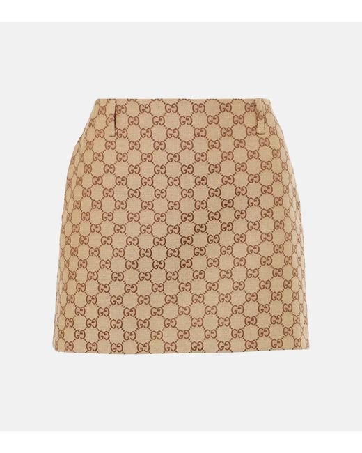 Minigonna di Gucci in Natural