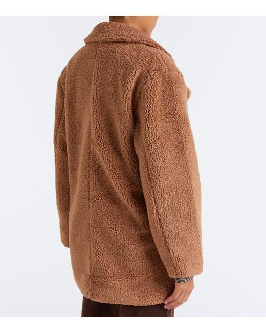 The Upside Brown Gracie Teddy Coat