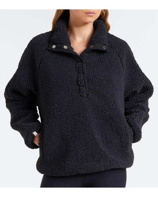 The Upside Black Harlow Teddy Sweatshirt