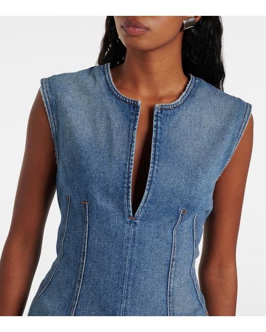 Stella McCartney Blue Denim Minidress