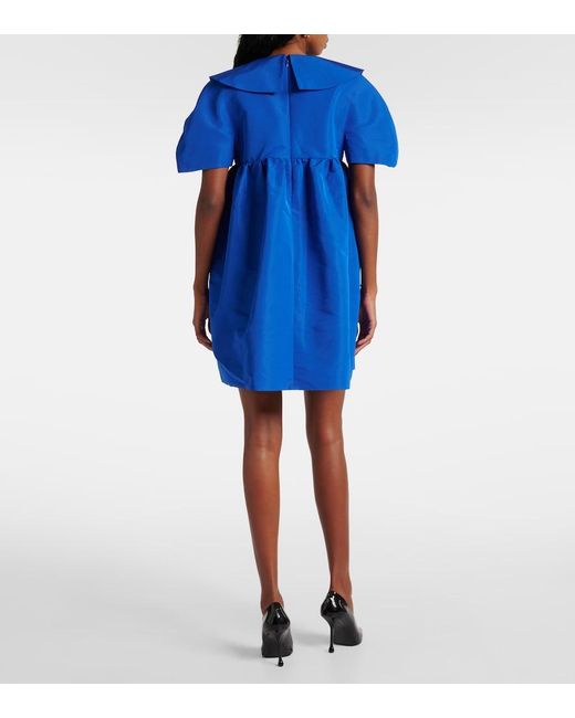 Nina Ricci Blue Faille Minidress