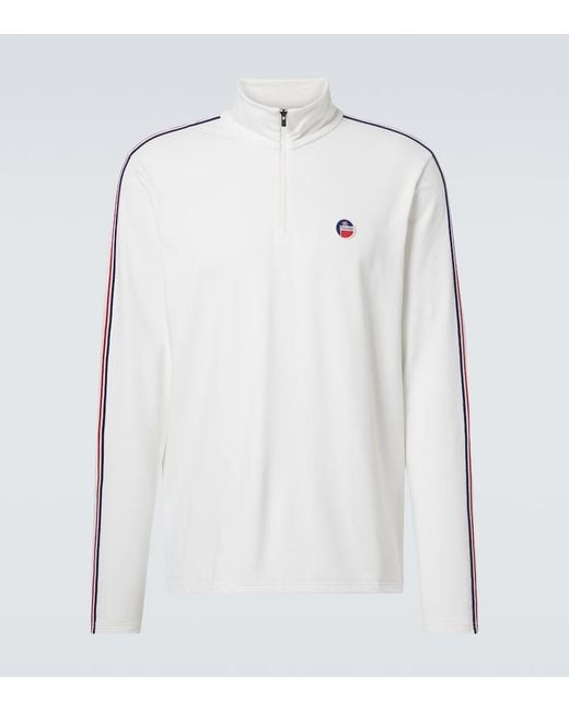 Fusalp White Mario Iii B Half-Zip Ski Top for men