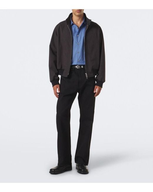 Our Legacy Blue Clean Cotton Shirt for men