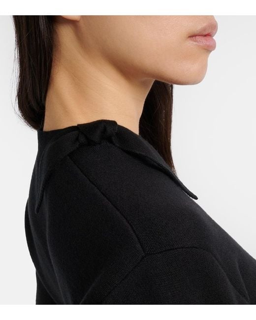 Givenchy Blue Bow-Detail Sweater