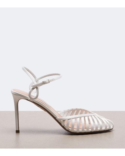 Aquazzura White Sweet Surrender Pumps