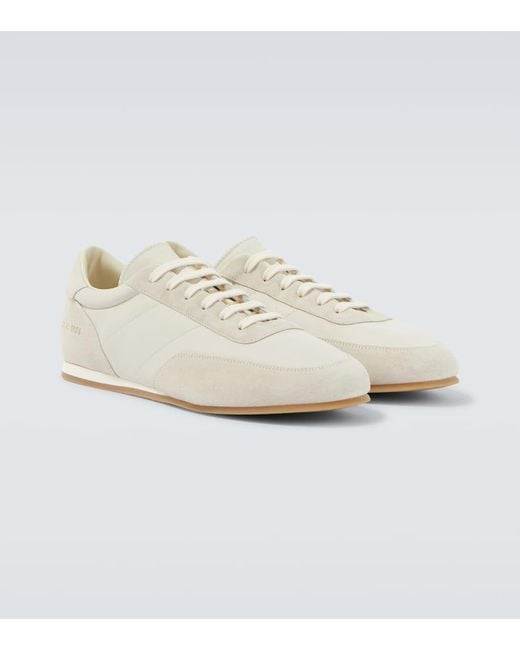 Common Projects Sneakers Driving Aus Leder Und Veloursleder in White für Herren