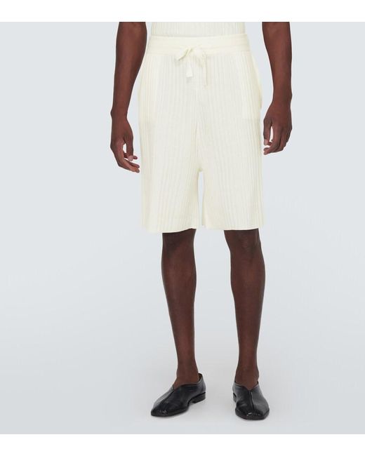 King & Tuckfield Natural Wool Shorts for men