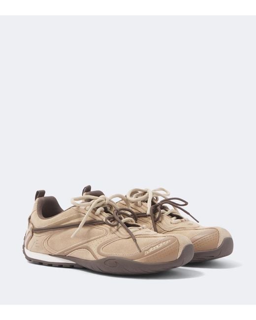 Balenciaga Natural Radar Velvety Sneakers for men