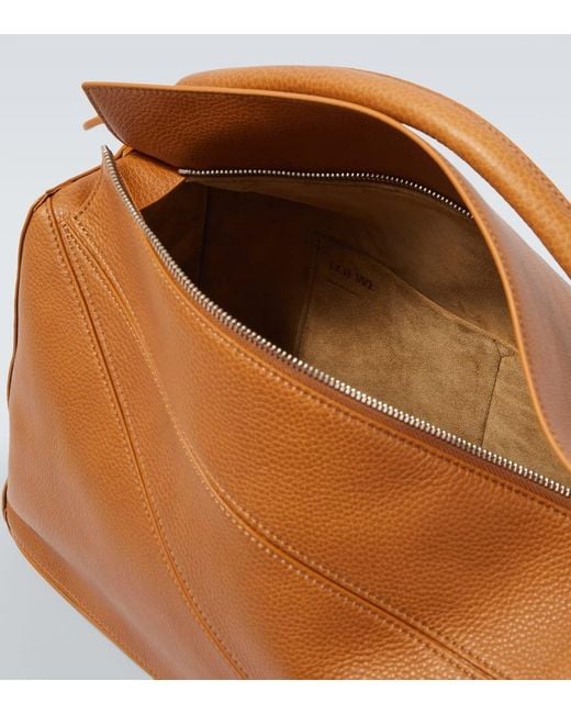 Loewe Tote Bag Puzzle Large Aus Leder in Brown für Herren