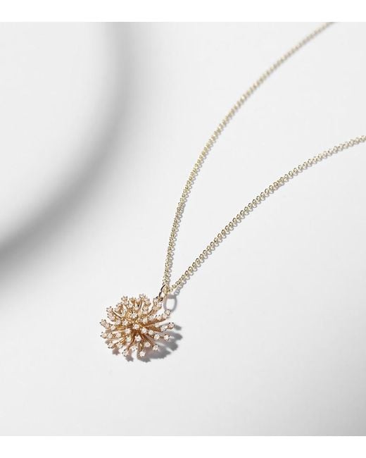 Sydney Evan White 14Kt Charm Necklace With Diamonds