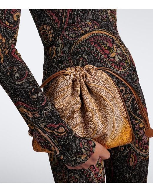 Etro Natural Clutch Small