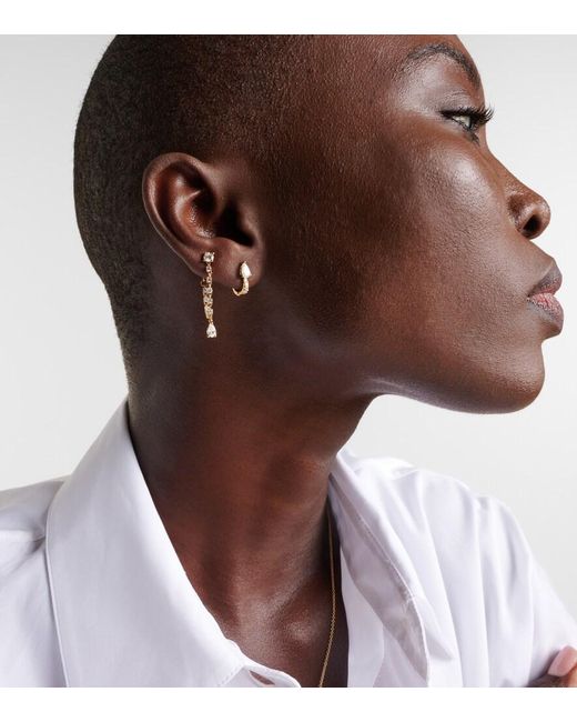 Anita Ko Metallic Olivia 18Kt Single Earring With Diamonds
