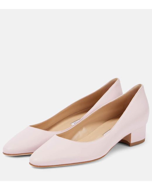 Manolo Blahnik Pink Pumps Lista 30 Aus Leder