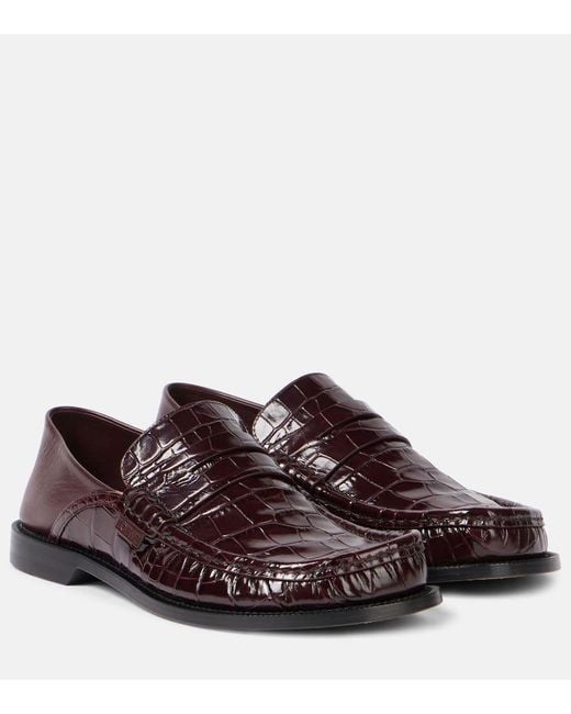 Mocassini Campo di Loewe in Brown