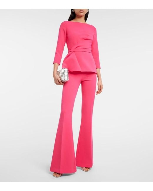 Safiyaa Pink Gathered Blouse