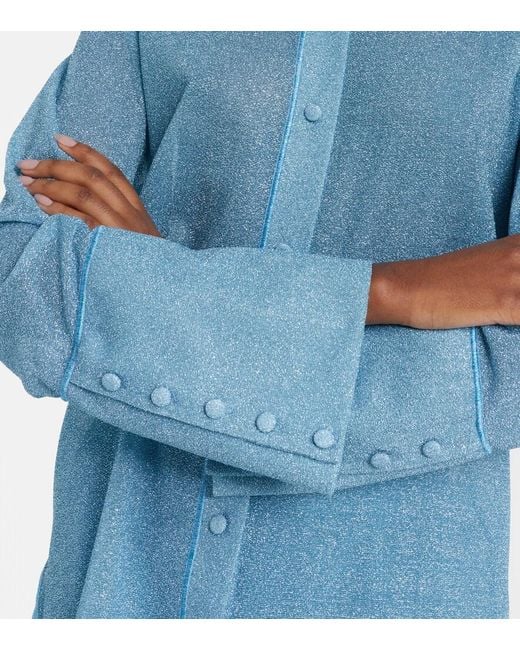 Oseree Blue Lumiere Shirt