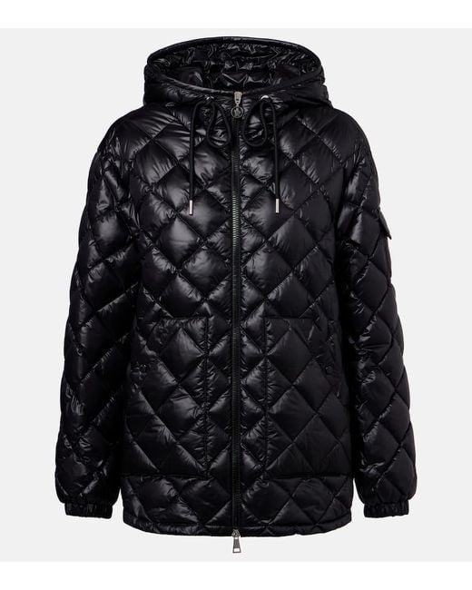 Moncler Black Quilted Down Jacket