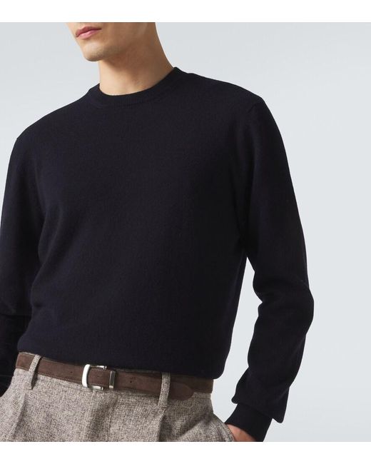 Agnona Blue Cashmere Sweater for men