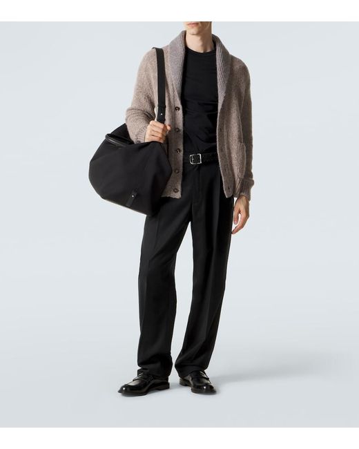 Brioni Black Cotton Jersey T-Shirt for men