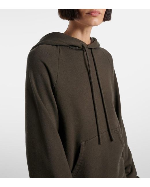 The Row Green Hoodie Timia Aus Baumwolle Und Kaschmir