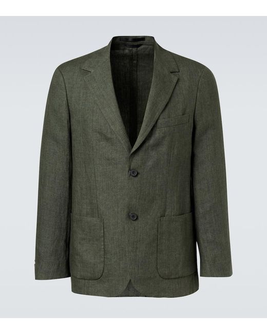 Blazer di Sunspel in Green da Uomo