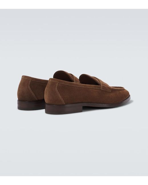 Ralph Lauren Brown Suede Leather Slippers