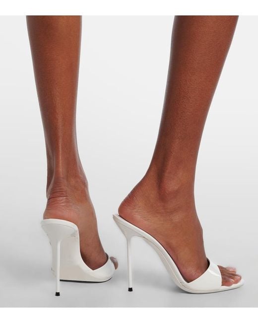 Mules Lidia 105 di Paris Texas in White