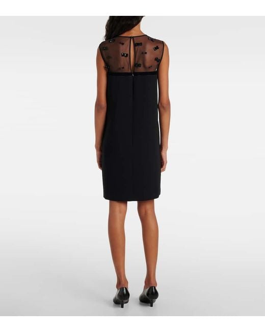 Abito Corto Elegante Nandina di Max Mara in Black