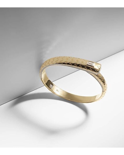 Rainbow K Metallic Prestige 18Kt Bangle With Diamonds
