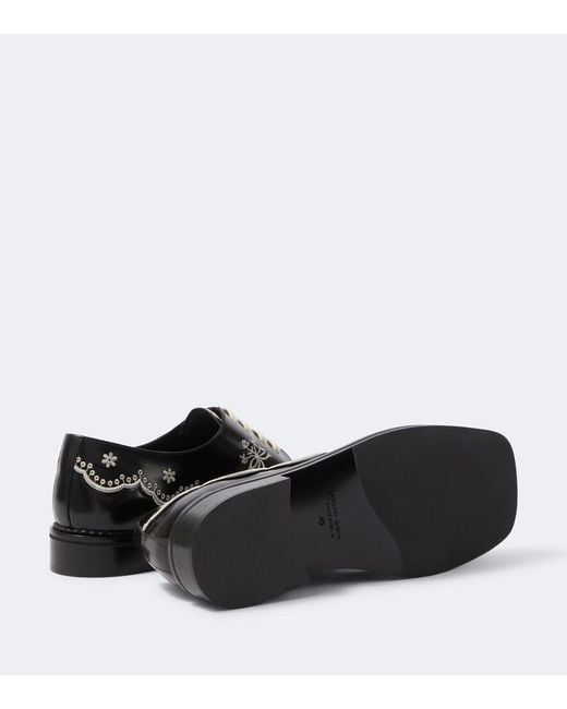 Brogues di Simone Rocha in Black da Uomo